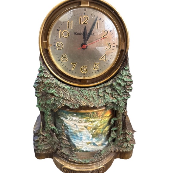 Mastercrafters waterfall MCM Mantel Clock Parts only